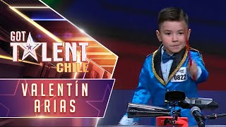 Valentín Arias  Audiciones  Got Talent Chile 2024 [upl. by Carolyne541]