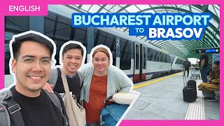 BUCHAREST Otopeni Airport to BRASOV by Train or Bus • ENGLISH • The Poor Traveler Romania [upl. by Levitus]