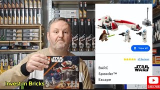 LEGO Star Wars Retiring 2025 Part 2  Invest In Bricks lego investment [upl. by Ytima]