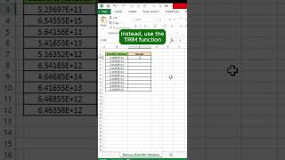 Remove Scientific Notation in Excel ‼️ excel [upl. by Pepin55]