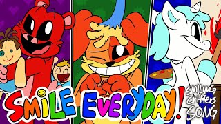 SMILE EVERYDAY song feat Cougar MacDowall Jelzyart ivi SMILING CRITTERS ANIMATED SONG [upl. by Nelhsa]