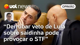 Congresso estica a corda e STF pode acabar provocado em questão da saidinha de presos diz Tales [upl. by Gardel]