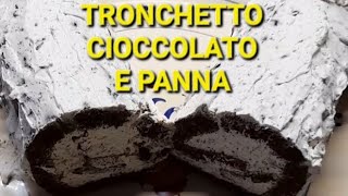 TRONCHETTO O ROTOLO cioccolato e panna [upl. by Ibor]