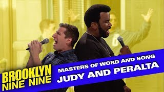 Judy and Peralta Masters of Word and Song  Brooklyn NineNine [upl. by Otrebile650]