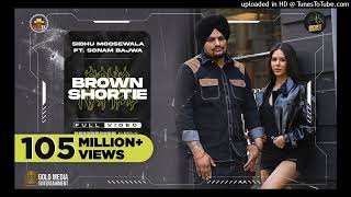 brown shortie official video sidhu moose wala  sonam bajwa  the kidd  sukh sanghera  moosetape [upl. by Neb]