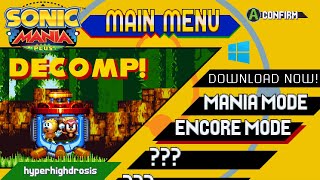 This Video Might Get Banned Sonic Mania Plus Decompilation DOWNLOAD 2023 [upl. by Veradis]