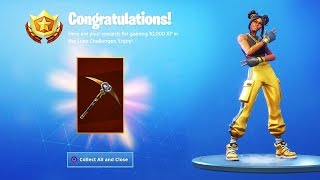 The New LUXE PICKAXE in Fortnite Flawess Pickaxe Tier 100 Reward [upl. by Vizzone]