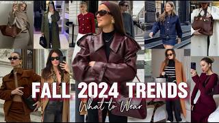 2024 FALL FASHION TRENDS  WHAT TO WEAR THIS SEASON [upl. by Modesty]