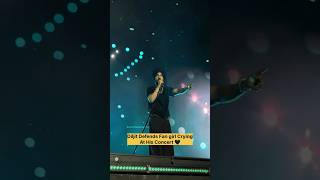 Diljit Dosanjh Defends Fan girl Crying At His Concert 🖤 Diljit hyderabad Live Show diljitdosanjh [upl. by Dinah572]