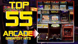 TOP 55 ARCADE GAMES  GREATEST HITS All Time 👻 [upl. by Kronfeld]