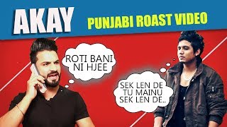 AKAY  BEST PUNJABI SONGS Roast Video  Aman Aujla [upl. by Ronoel]