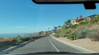 Scenic drive at Palos Verdes Peninsula in Los Angeles California USA [upl. by Hola]