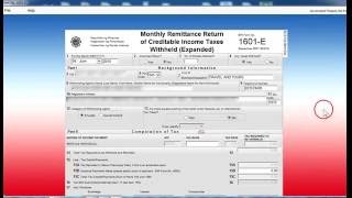 How to file BIR FORM 1601E 2016 [upl. by Myrna]