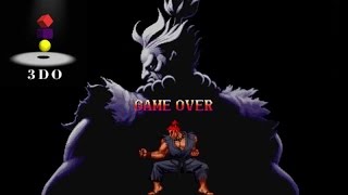 Super Street Fighter 2X  Akuma 3DO  1994 [upl. by Aimac]