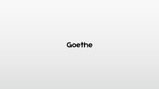 How to pronounce Goethe [upl. by Hoopen]