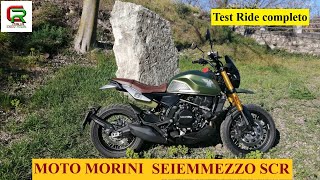 Moto Morini Seiemmezzo SCR test ride completo English subtitles [upl. by Richmound]