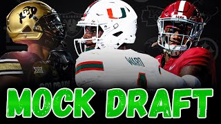 IMPRESSIVE 2025 NFL Mock Draft  Mock The Mock [upl. by Noni]