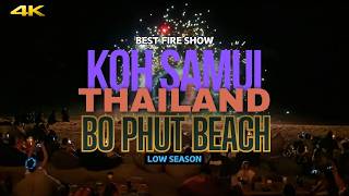 Exploring Koh Samuis Fishermans Village Night Market In 4k With Best Fire Show Walking Tour [upl. by Almeta868]