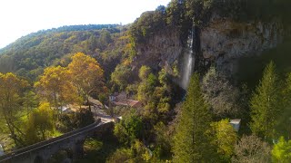 cascade st julien de la nef 2024 en drone [upl. by Brand131]