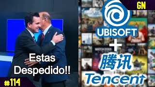 Galactik Nius 114  Tencent quiere comprar Ubisoft Despiden a conductor de TV en vivo y Mas [upl. by Randal]