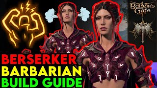 OP BERSERKER BARBARIAN Build Guide Baldurs Gate 3 [upl. by Reider]