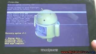 Hard reset factory wipe Touchmate PortoTab tablet [upl. by Hennessy]