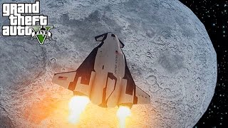 HOW TO GET TO THE MOON IN GTA 5 GTA 5 [upl. by Ynetruoc]