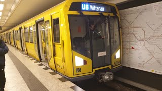 UBahn BerlinMitfahrt im H01 auf der U8 von Hermannstraße bis Wittenau [upl. by Nylkcaj]