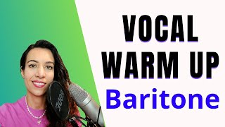 Vocal warm up for BaritoneSinging Warm Up  Baritone Full Range [upl. by Thain394]