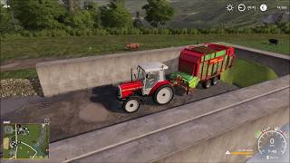 Farming simulator 19 How to use the Strautmann Zelon loading wagon [upl. by Eustatius]