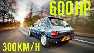 Peugeot 205 GTI 2 0 T16 Turbo 600HP [upl. by Yrag173]