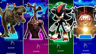 🦖 Jurassic World vs Siren Head vs Sonic exe vs Choo Choo Charles  Coffin Dance 🪩 [upl. by Naivad]