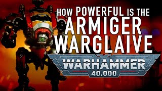 40 Facts and Lore on the Imperial Knights Armiger Warglaive in Warhammer 40K [upl. by Carrington]