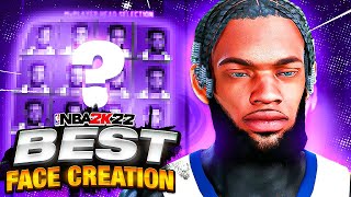 NEW BEST DRIPPY FACE CREATION TUTORIAL IN NBA 2K22 LOOK LIKE A DRIBBLE G0D [upl. by Llednek]