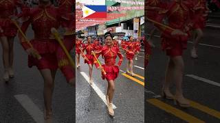 Majorettes and bands in the rain Naga City without soundtrack peñefrancia bicol [upl. by Dnalloh]