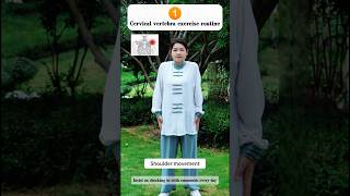 Cervical vertebra exercise routine 1taichi meridian practice exercise healthylifestyle tcm [upl. by Asenav]