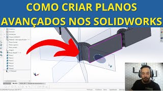 COMO CRIAR PLANOS AUXILIARES NO SOLIDWORKS FACIL [upl. by Alda]