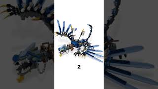 Every Original LEGO Ninjago Dragon Ranked Shorts [upl. by Charil]