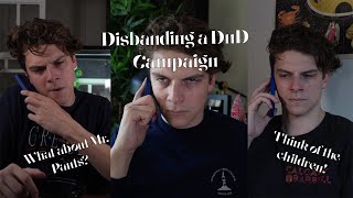 Disbanding a DnD Campaign  DnD Short [upl. by Ennove]