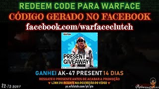 Warface  Redeem Code Resgate o seu presente antes de acabar a promoção [upl. by Nelleh253]