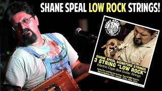 Shane Speal LOW ROCK Cigar Box Guitar Strings CBGittycomLowRock [upl. by Yrffej]