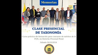 Clase presencial de Taxonomía con el docente Paul Cifuentes [upl. by Akaenahs]