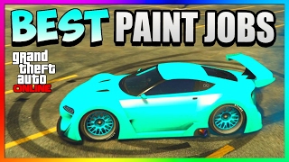 GTA 5 Online  Best RARE Paint Jobs amp SEXY Car Color Schemes Pulsating Turquoise GTA 5 Paint Jobs [upl. by Serdna828]