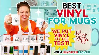 Best Vinyl for Mugs  We Put Vinyl to the Test [upl. by Hacceber191]