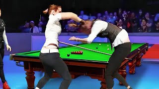 Most RIDICULOUS Moments In Women Snooker [upl. by Crutcher]