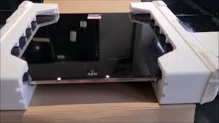 AEG hob unboxing and installation [upl. by Anisor]