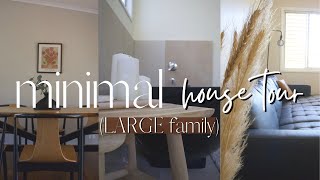 Minimalist Large Family Home Tour Exploring Minimal House [upl. by Penney239]