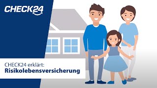 Risikolebensversicherung einfach erklärt  CHECK24 [upl. by Dahsar]