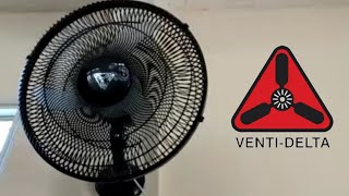 Ventilador de parede Venti Delta Light 50cm [upl. by Hadsall]