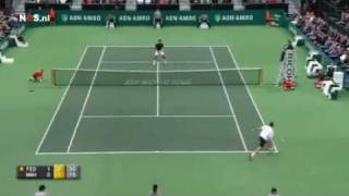 Federer VS Mahut Rotterdam 2012 1st Round Highlights ABN AMRO WTT [upl. by Estrellita]